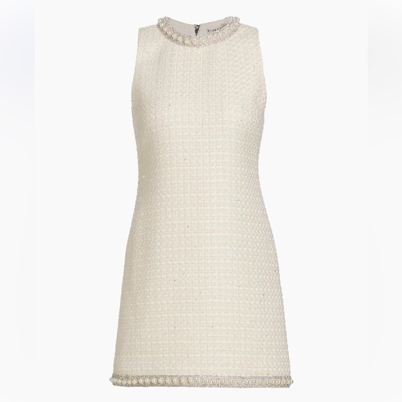Alice + Olivia Coley Embellished Tweed Minidress - Picture 7 of 11